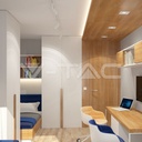 Lot de 10 spots encastrables LED V-TAC Dimmable - Inclinable - 6,5 Watt - 3000K - 400 Lumen - BLANC - Carré - Spot de plafond intérieur IP20