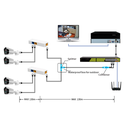 SF-POE-DUAL-SINGLE-RJ45 PoE RJ45 combiner and splitter - For IP cameras - White color