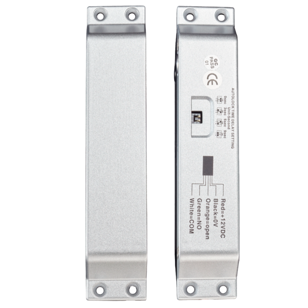 YB-500IN-LED Serrure de sécurité électromécanique Mode ouverture Fail Safe (NC) Force de maintien 1000 kg | Capteur de porte