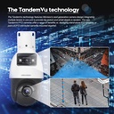 Hikvision DS-2SE3C404MWG-E/14  TandemVu 4MP+4MP 4X POE PTZ Network Camera