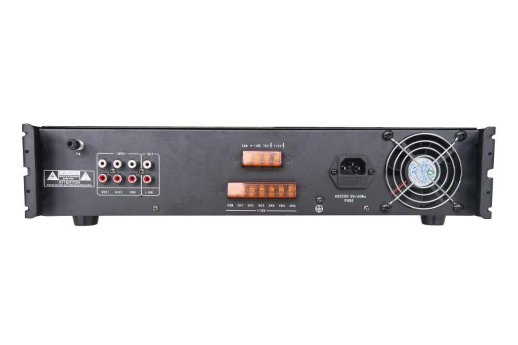 Hikvision DS-QAE0A240G1-VB6 Amplificateur analogique 6 zones  240 W