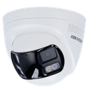 HIKVISION DS-2CD1383G2P-LIUF/SL(2mm) 8 Megapixel IP Turret Camera - Dual 2mm Panoramic Lens 30m Hybrid Lighting | Deterrent Siren &amp; Flashing Light Motion Detection 2.0 MicroSD Built-in Microphone &amp; Speaker: PoE: IP67