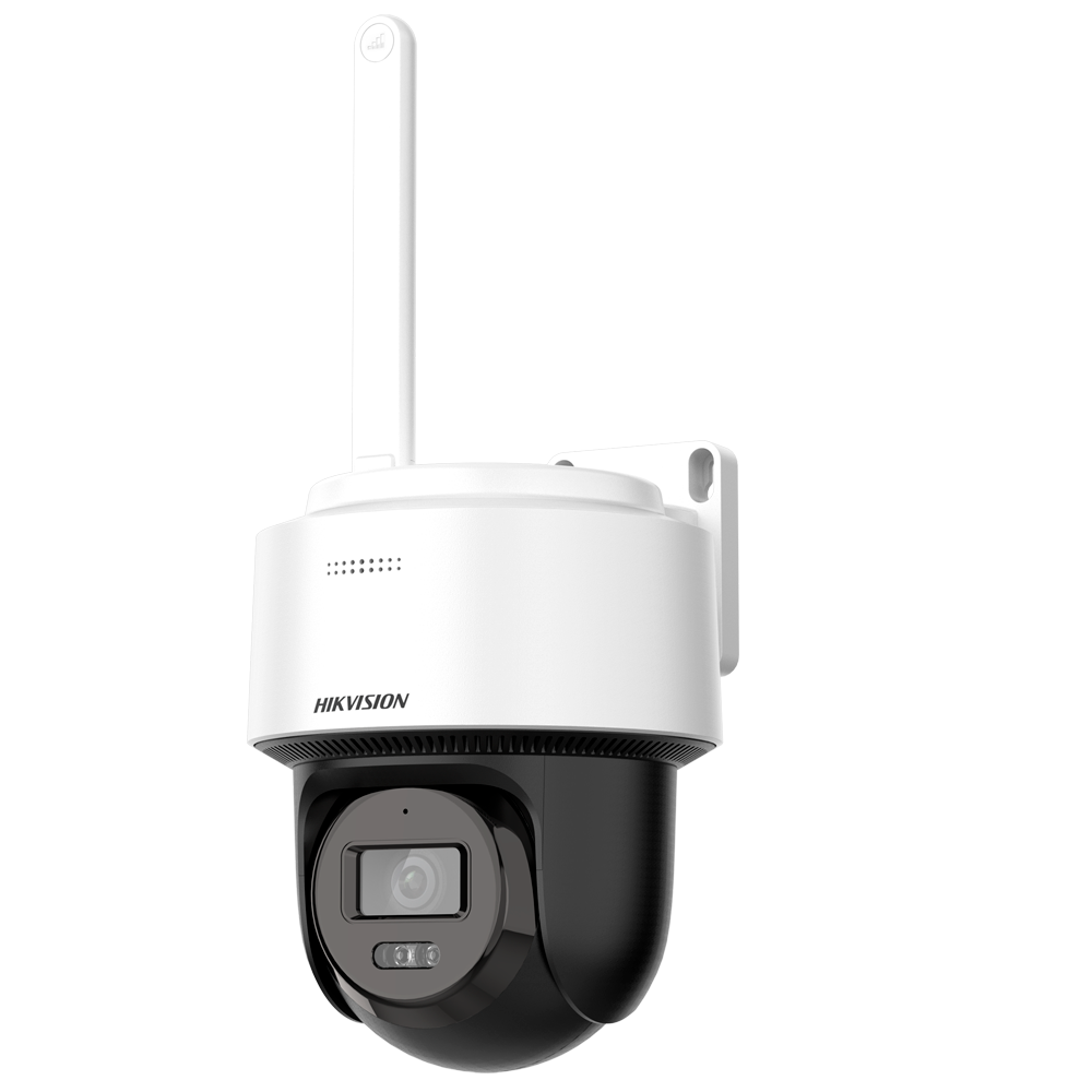 HIKVISION DS-2DE2C400MWG/W 4 MP vaste buitencamera met slimme hybride verlichting en WIFI PT-netwerk (verbinding met iVMS-4200, Hik-Connect)
