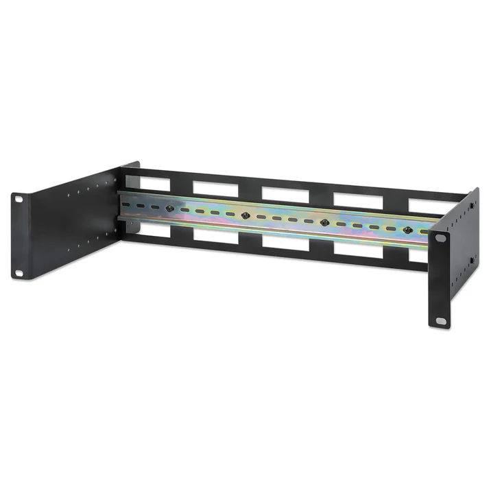 716345 Kit de montage sur rail DIN réglable 19" pour rack, 2U