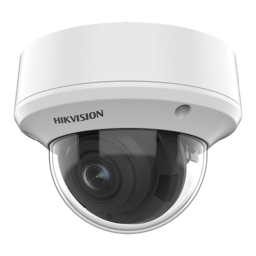 HIKVISION HD-TVI DS-2CE5AU1T-VPIT3ZF 4K vandaalbestendige gemotoriseerde varifocale domecamera (2,7-13,5 mm)