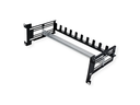 Roline 19" Support Frame for DIN Rail-Mounted Devices, 3U, with Cable Management, black