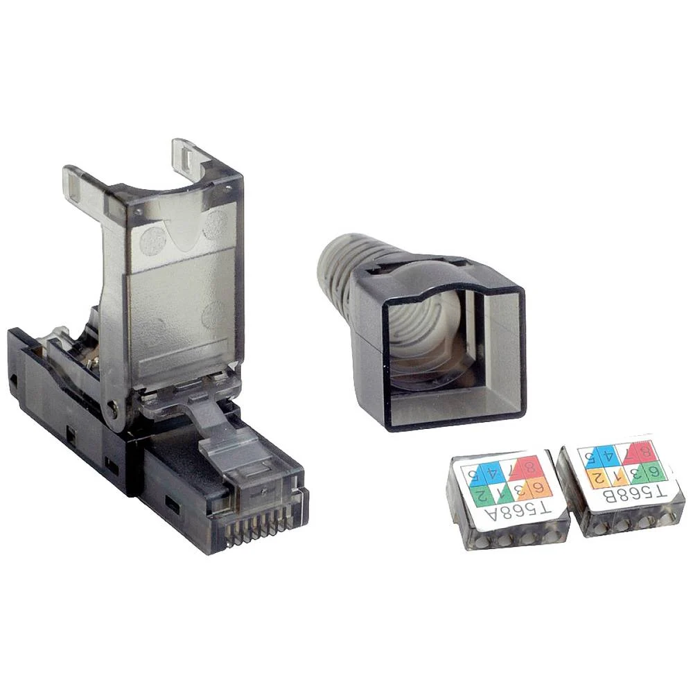26.99.0370 RJ45 CAT.6(E) mannelijke UTP-connector, installatie zonder gereedschap