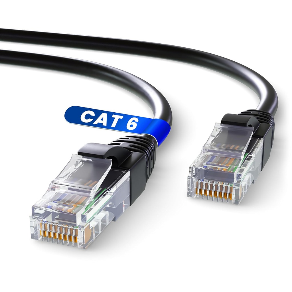 VALUE UTP Patch Cord, Cat.6 (Class E), black, 10 m