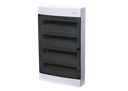 TECHNOPLAST Coffret de distribution IP40 en saillie - 72 modules - 651 x 396 x 112 mm 