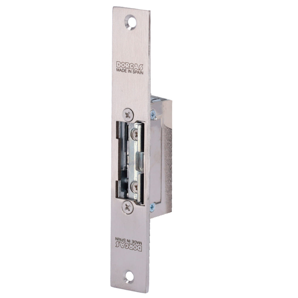 DR-99NF-512-TOP/YSX Dorcas elektrische sluitplaat voor enkele deuren | Verstelbare radiale vergrendeling | Fail-safe openingsmodus (NC)