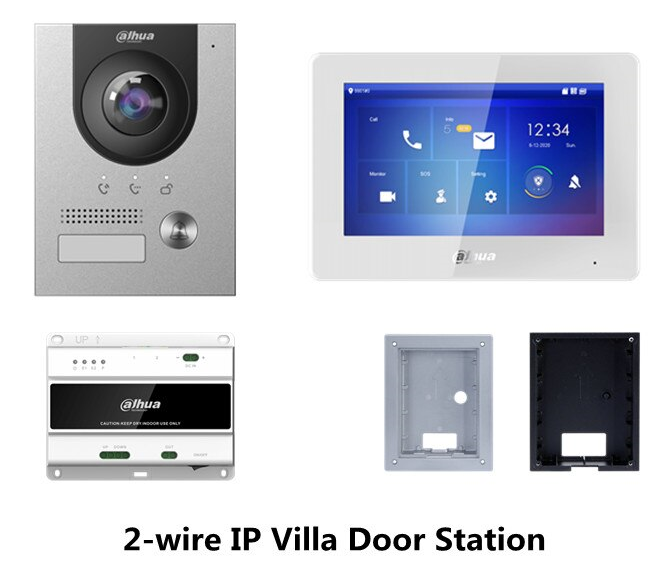 [KTD01(F)] Dahua KTD01 2-wire IP video door entry kit Surface/Flush Mount (Flush Mount)