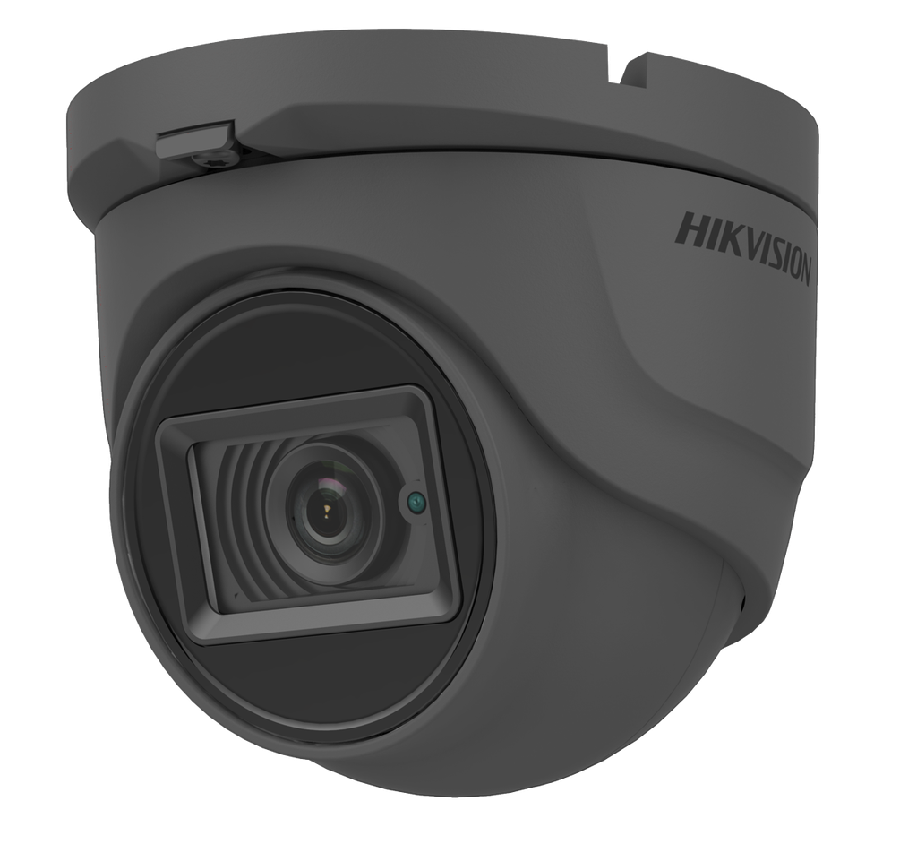 Caméra tourelle HIKVISION HD-TVI DS-2CE76H0T-ITMFS 5 MP, objectif fixe 2,8 mm, audio métallique, noire