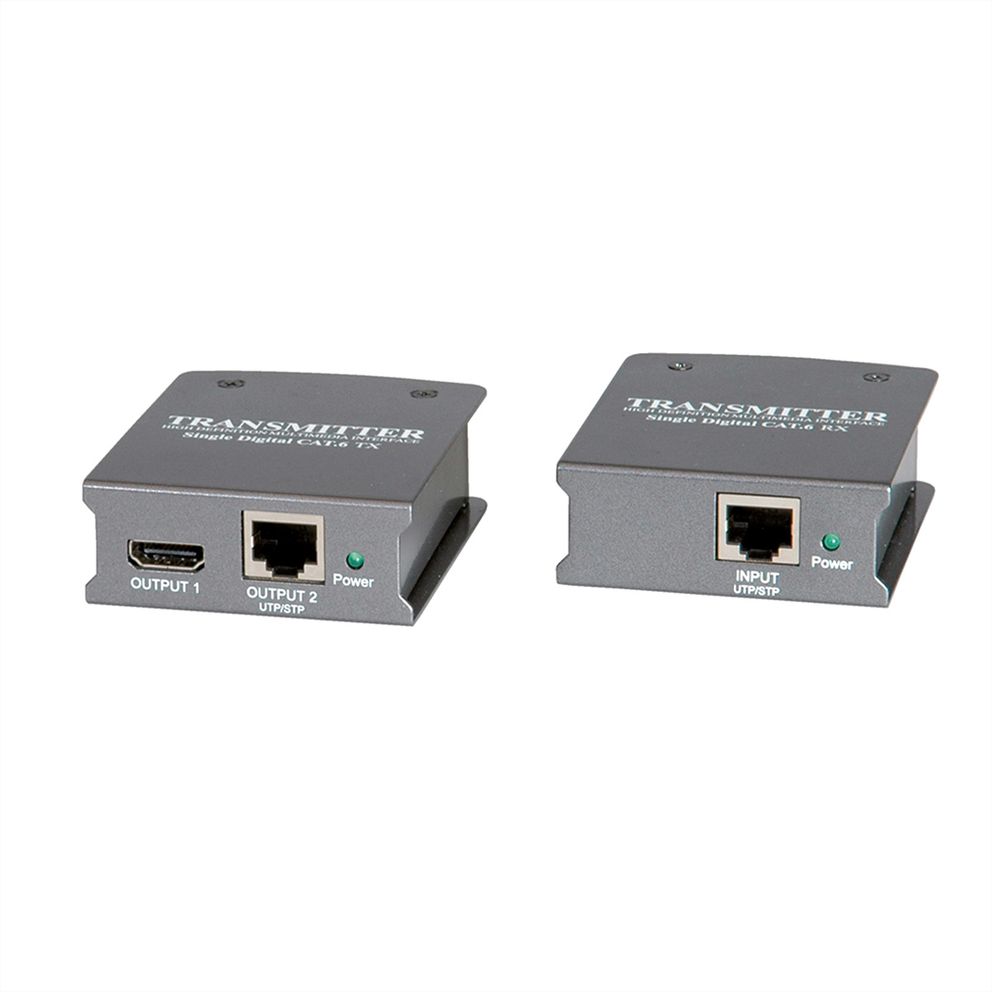  Rallonge HDMI ROLINE sur paire torsadée, Cat.6, 50 m