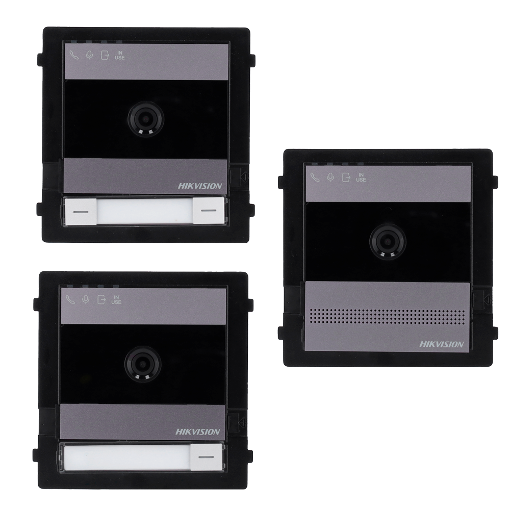HIKVISION DS-KD7003EY-IME2/Aluminum Videophone Station de porte HD 2 fils 