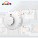  HY-HT10A-R8 verzegelde batterij standalone hittemelder, 10 jaar Wisulink Interconnected