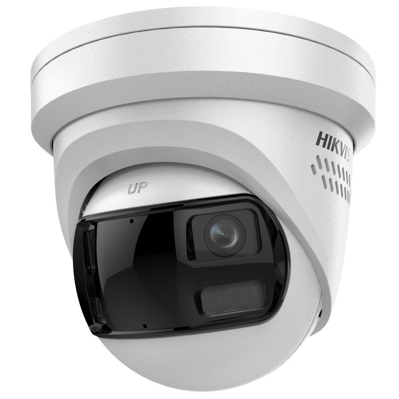 Hikvision DS-2CD2383G2P-LISU/SL(180°) 8MP-2mm 180° panoramische IP-camera met intelligente hybride verlichting en dubbele 2,0mm-lens