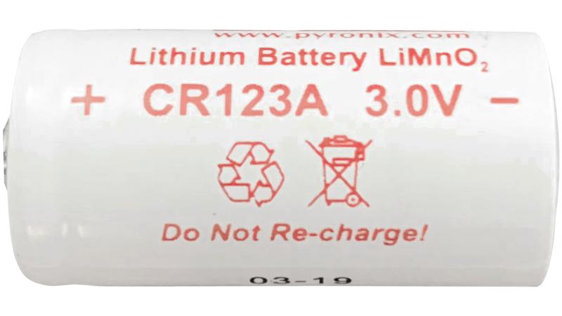 Hikvision DS-PDP-IN-CR123A Indoor Detector Battery 1600mAh  Used  with door contact, outdoor siren, indoor detector, etc