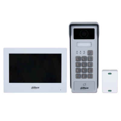 Dahua DHI-KTX03, video-intercomkit, 2-draads hybride, blijkbaar - Wifi-monitor / DMSS-apps