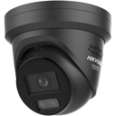 Hikvision DS-2CD2387G3-LIS2UY/SL(2.8mm)  Hikvision 8MP Smart Hybrid Light met ColorVu WDR Turret Netwerk Zwart Camera met vaste lens, IR en wit licht , IP67, 2.8 mm, ingebouwde dual microfoon, NEMA 4X,AI ISP, audio I/O, alarm I/O, stroboscoop en audio-alarm