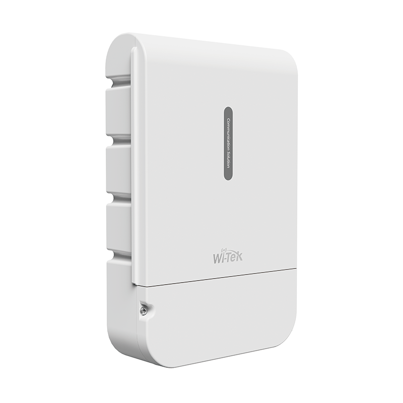 Wi-Tek WI-PCES309GF-O - 8-poorts Gigabit PoE-switch + 1xGigabit RJ45 Uplink + 1x SFP Hi-PoE voor buiten, IP67, intelligent, Cloud Easy