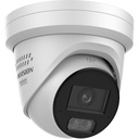 Hikvision DS-2CD2387G2H-LISU/SL 8MP Smart Hybrid Light (couleur et IR ) Caméra IP, stroboscope et avertissement sonore, tourelle fixe de 2,8 mm - audio bidirectionnel intégré