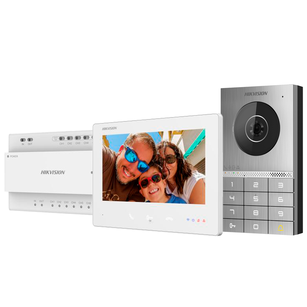 Hikvision DS-KIS706EY 2-Wire HD WiFi Villa Video Intercom Kit