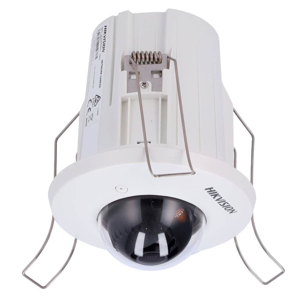 HIKVISION DS-2CD2E43G2-U 4 MP 2.8mm AcuSense In-Ceiling Fixed Mini Dome Network Camera Audio In