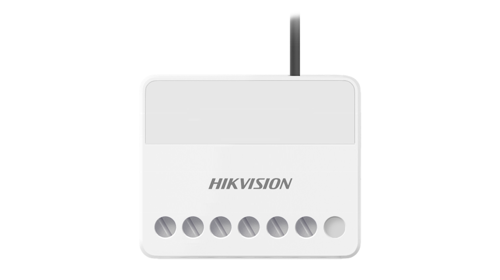 Hikvision DS-PM1-O1L-WE Afstandsbedieningsrelais 7 tot 24 Vdc In / 0 tot 36 Vdc (5A) Uit