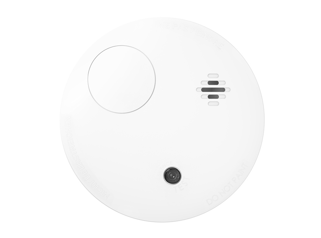 Détecteur de fumée sans fil Hikvision DS-PDSMK-E-WE pour AX PRO, interconnectable