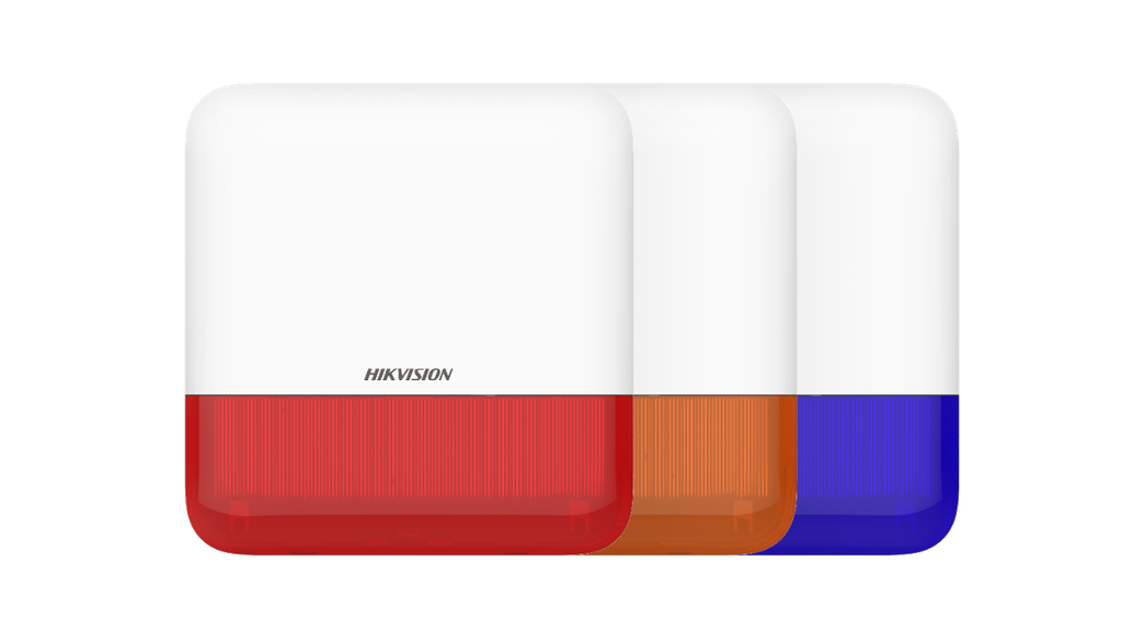 Hikvision DS-PS1-E-WE (Orange) - Sirène externe