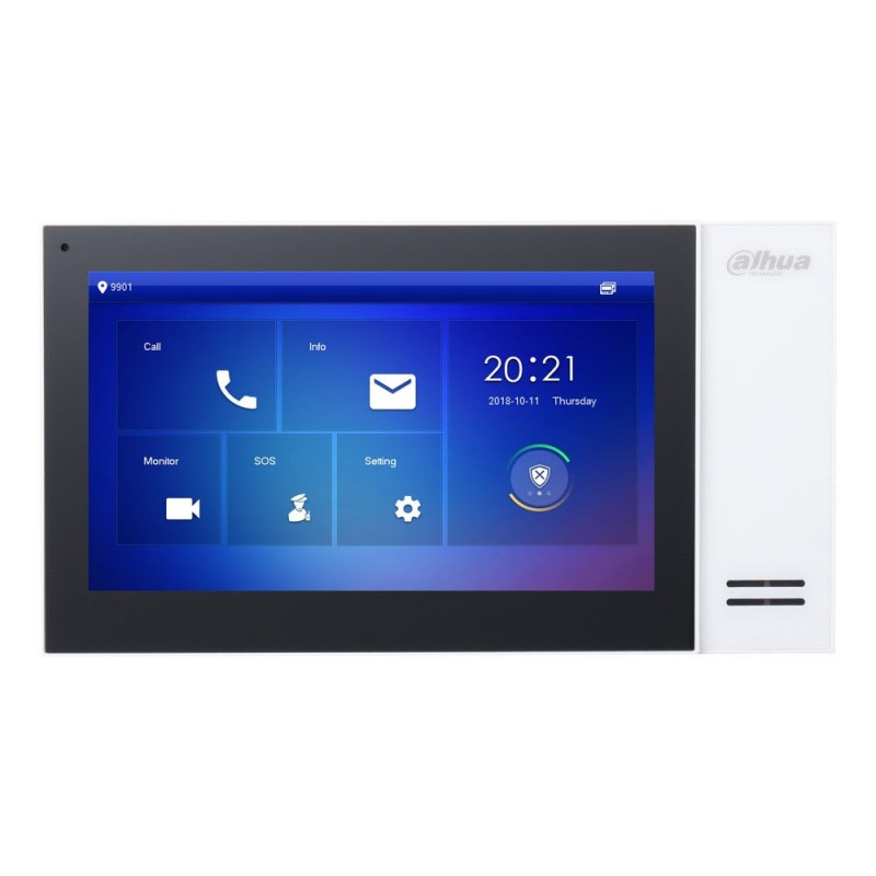 Moniteur d'intérieur DAHUA VTH2421FW-P 7 IP-POE Blanc