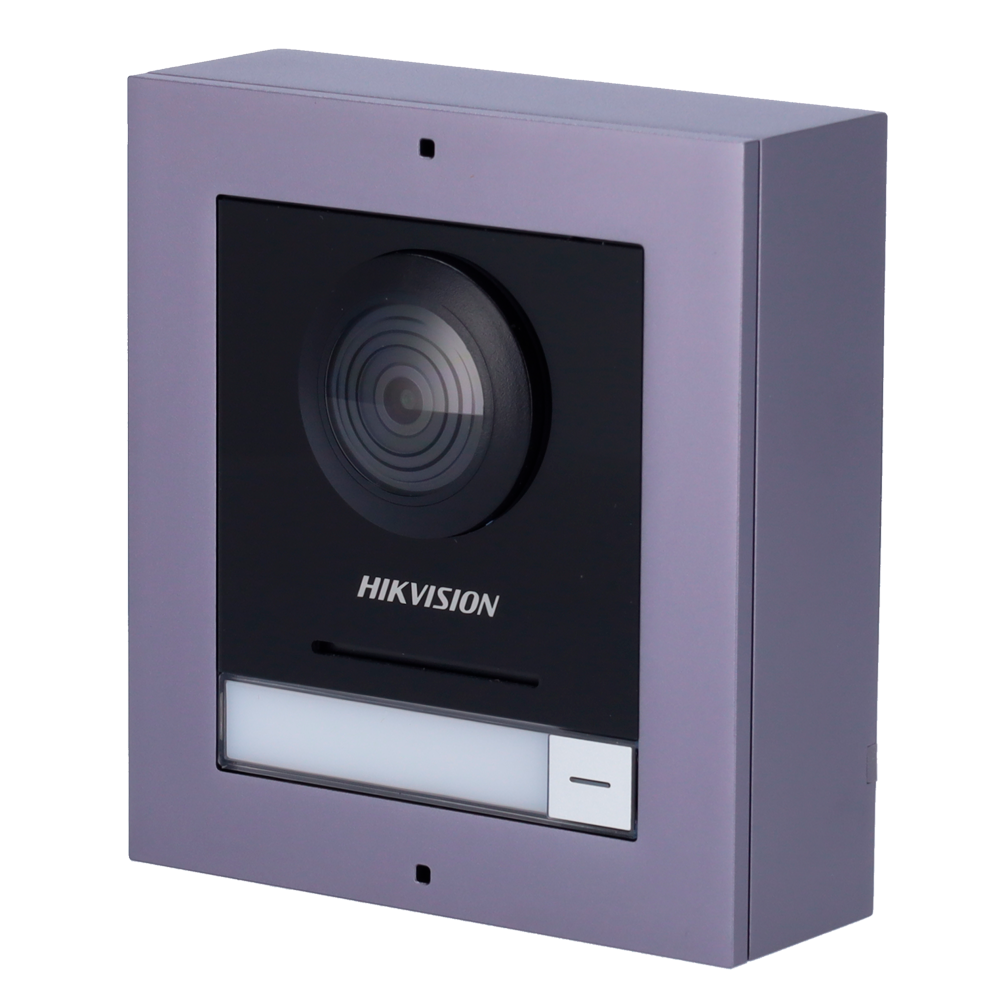 Hikvision DS-KD8003-IME2/S Interphone vidéo 2 fils Caméra 2 MP Audio bidirectionnel Application mobile via moniteur Convient pour l'extérieur IP65 Modulaire