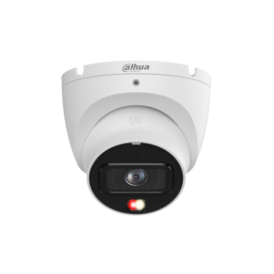 [IPC-HDW1439T-A-IL] Dahua IPC-HDW1439T-A-IL Caméra réseau Tourelle  4 MP, double éclairage, focale fixe 2,8 mm