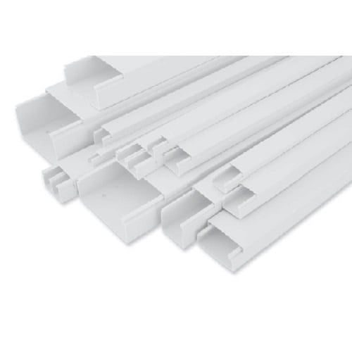 [PVC-60X40] 60x40 PVC CABLE TRUNKING Bar 2m