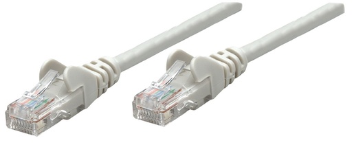 U/UTP - Cat6 Cordon de raccordement IP Interieur Certifié, CU, PVC Blanc , RJ45 (5-10-20-30-50m)
