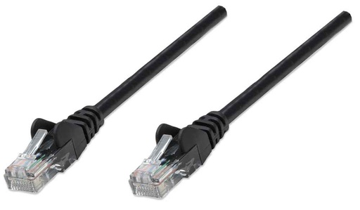 [UTP-CAT6-B] Cordon de brassage UTP standard, Cat.6 (classe E), noir