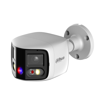 [IPC-PFW3849SP-A180-E2-AS-PV-Wh] Dahua IPC-PFW3849S-A180-AS-PV 2x4MP Caméra réseau WizSense Bullet 2,8 mm à focale fixe TiOC Duo Splicing 2x4MP