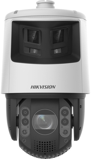 [DS-2SE7C432MWG-EB/26(F0)] Hikvision DS-2SE7C432MWG-EB/26(F0) IP TandemVu 6MP Panoramic + 4MP PTZ 32X ColorVu et IR Acusense 