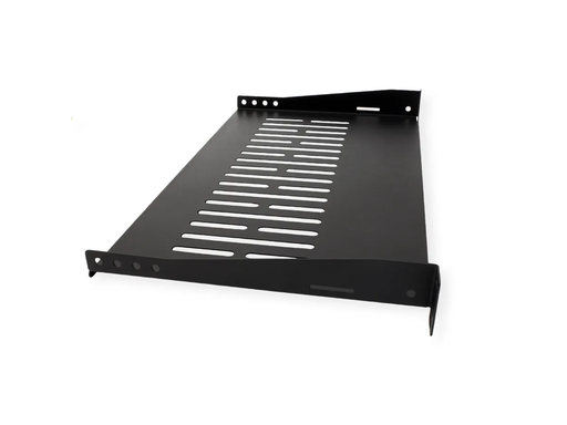 [26.21.0121] Roline 19"-Fixed Shelf, 250mm, max. 10 kg, 1U, black