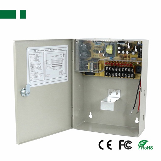 [PD120W-9-12V-UPS] PD120W-9-12V-UPS Coffret de distribution d'alimentation - 9 sorties - 12V-10A - 120W