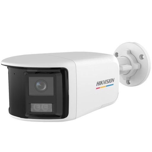 [DS-2CE12KF3TP-DLS] Caméras Hikvision DS-2CE12KF3TP-DLS 3K Turbo HD avec double objectif ColorVu 2,8 mm panoramique 180° caméra bullet fixe Smart-Hybrid light 40 m