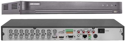 [iDS-7216HUHI-M2/S] HIKVISION DVR Acusense (AI) iDS-7216HUHI-M2/S - 16 videokanalen met een resolutie van 4MP, 5MP en 8MP - Bewegingsdetectie 2.0