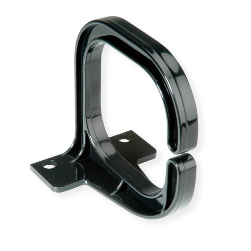[26.99.0318] 19" cable manager, 80x80mm, plastic, black