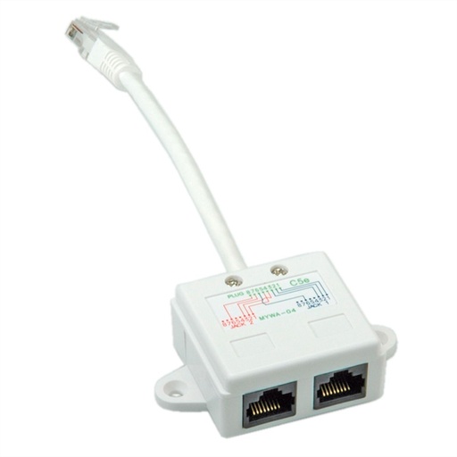 [21.99.3045] VALUE T-adapter Cat.5e (klasse D), UTP, wit