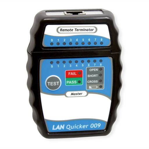 [13.99.3001] VALUE Testeur de câble LAN, RJ45, STP / UTP