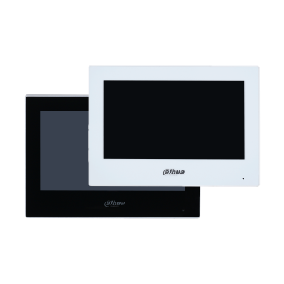 [VTH2622G-W] DAHUA VTH2622G-W 2-Wire IP &amp; Wi-Fi Indoor Monitor 7" Touch 2 Wires 48V Serial Installation