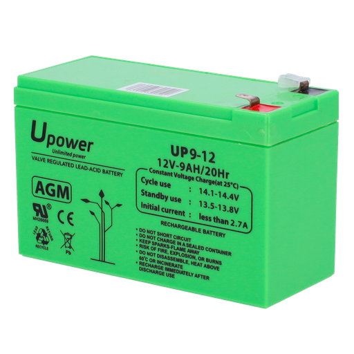 [BATT1290-U] Cellpower VRLA Battery 12V - 9Ah VdS UPS/Alarm battery