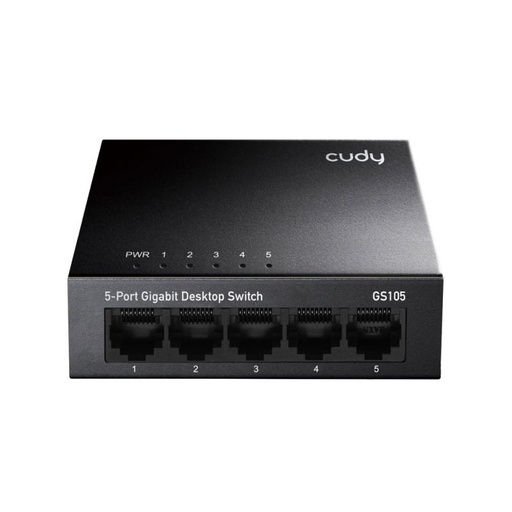 [GD105-EU] Cudy GS105 Commutateur Ethernet Gigabit 5 ports, 10/100/1000 Mbps Hub Ethernet, Plug &amp; Play, Boîtier en métal