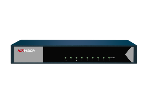 [DS-3E0508-E] Commutateur Gigabit non géré HIKVISION DS-3E0508-E 8 ports MÉTAL