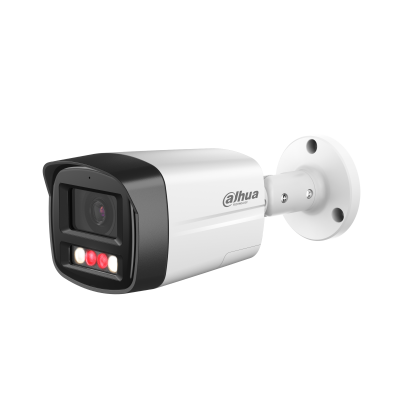 [IPC-HFW2549TL-S-PV(2.8)] DAHUA IPC-HFW2549TL-S-PV-0280B Caméra réseau WizSense Bullet WizSense à focale fixe 2.8mm  double éclairage intelligent  - Audio &amp; Microphone Integré - Alarme Sirene &amp; Stroboscope